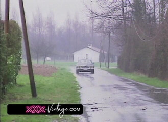 XXX-Vintage: Anale seks met een rondborstige blonde babe