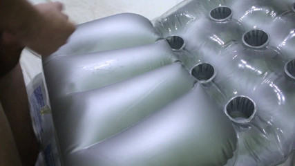 Inflatable Lovers: Fuck used airmatress
