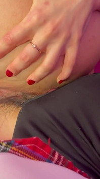 Mistress Uses Her Slave as a Cleaning Tool for Her Mess