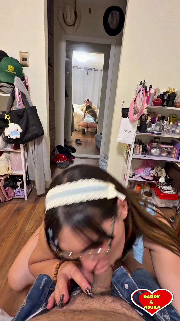 Daddy and Asuka: Breeding My Slut in Her Little Blue Dress and Leg...
