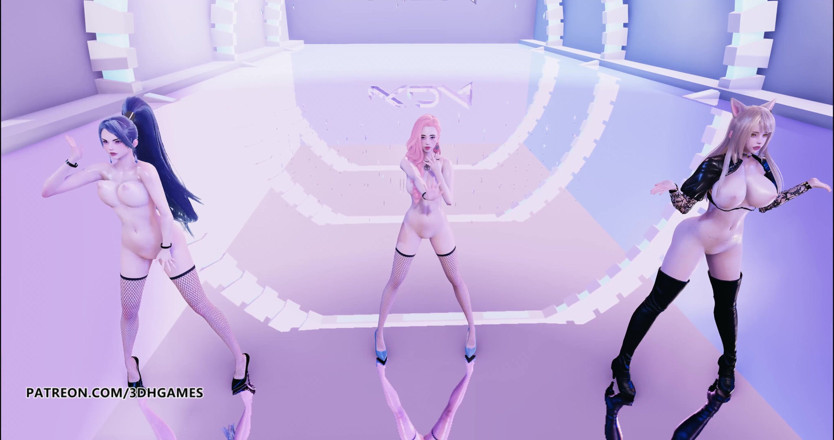 3D-Hentai Games: Stellar - vibratör ahri seraphine kaisa çıplak dans kda league of legends...