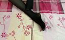 Gloria Gimson: Tender Foot Fetish Solo in Black Stockings From Sexy Mistress