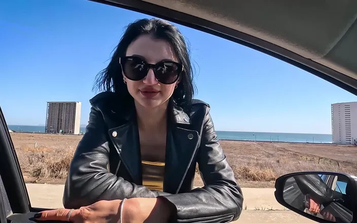 Andy Star: Up Your Skirt and Get in the Cock! Car-sex with...