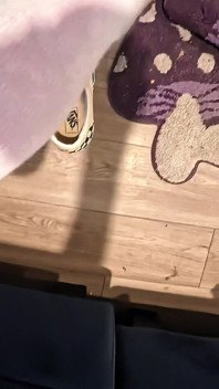 Tiny POV: Shoe-bound Tiny Gets the Full Giantess Treatment Socked, Sniffed, Sole-crushed & Swallowed