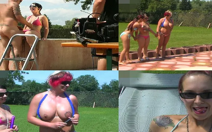 Lydia Privat: Making of summer orgy