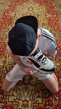 Licks Cum From Nike's Sneakers