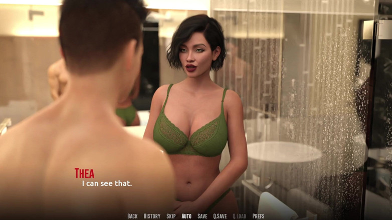 Porngame201: Touha hurt vánoční vydání # 1 Thea Route