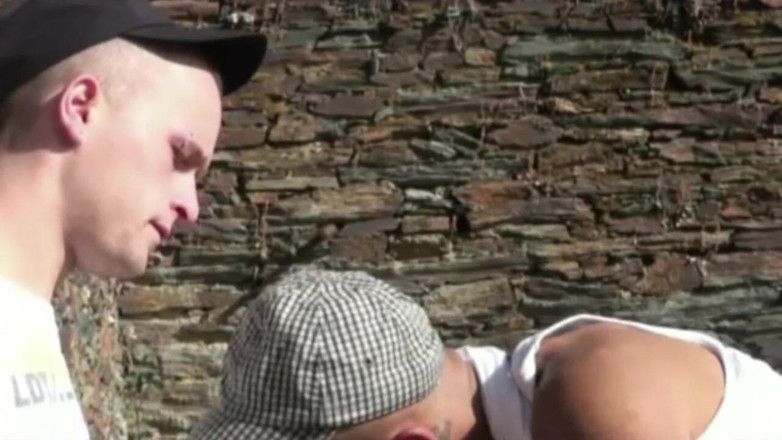 Gaybareback: Arab fucked by Nathan in exib garden