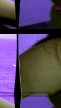 Une femme sexy enfermée, cocu, vintage, câble brouillé, fantasme porno