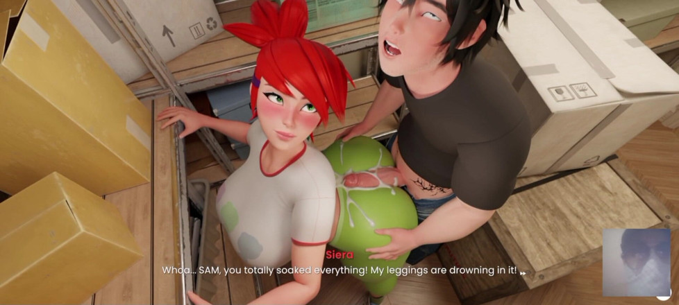 Dark Sam: Sora vitregă sexy Kim este posibil să-și frece fundul de...