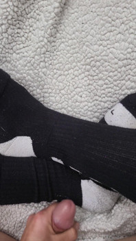 Cum on Nike Elite Socks