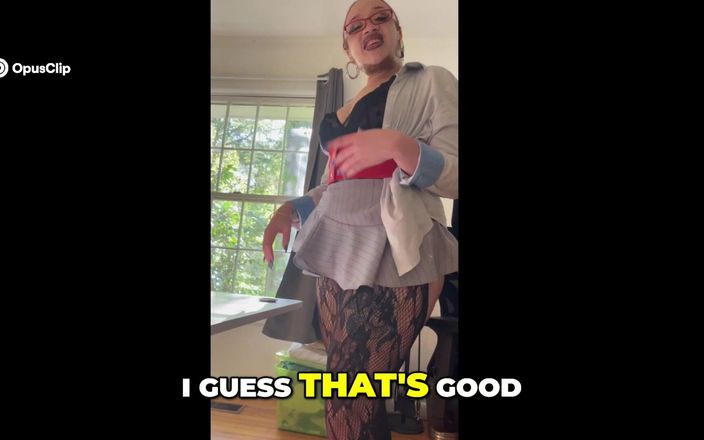 Eros Valentine: Perverse fantasie des chefs: sexy sekretärin trans Findom Ass anbetung
