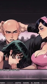 My New Girlfriend Taboo Hentai Game Ep.62 Swinger Couple Caught During a Deepthroat Foursome in the Club Vip Booth!