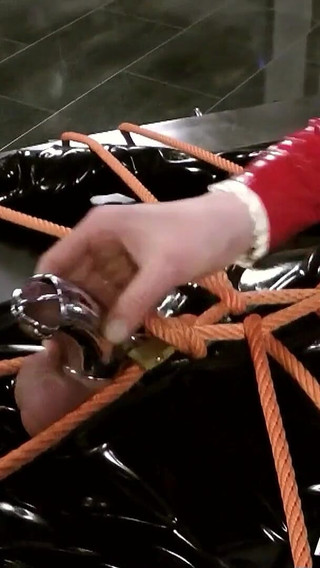 Thumbnail of Tied up in Bondage He Is Used as a Human Toilet Part 2
