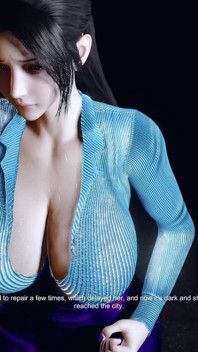 3D Curvă cu țâțe uriașe goale țâțele ei perfecte înșelând cu pula mare