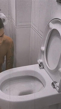 Conveniente limpador de banheiro