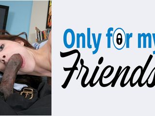 Only for my Friends: Міжрасове відео з 18-річною повією з волоссям брюнетки, яка хоче великий чорний член у збуджену пизду