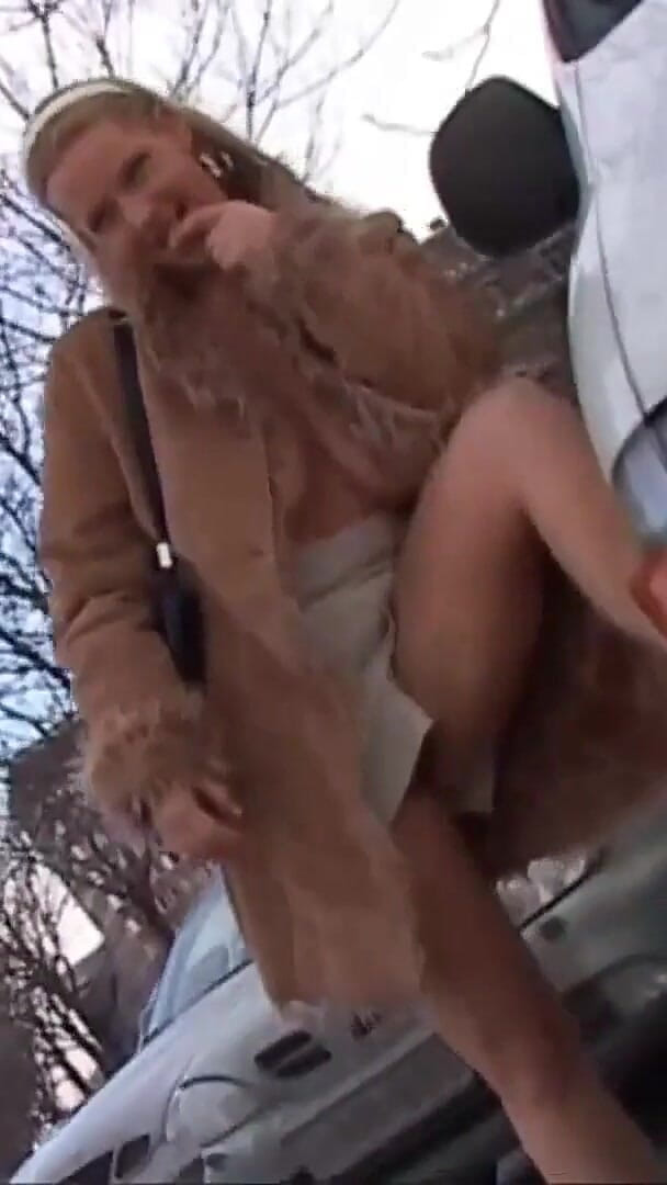 This Beautiful Busty Girl Masturbates on the Street and Gives a Blowjob at Home (My real dirty life)