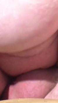 Big fat couple in the bedroom