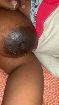 Laying Down Squeezing My Nipples Lactating