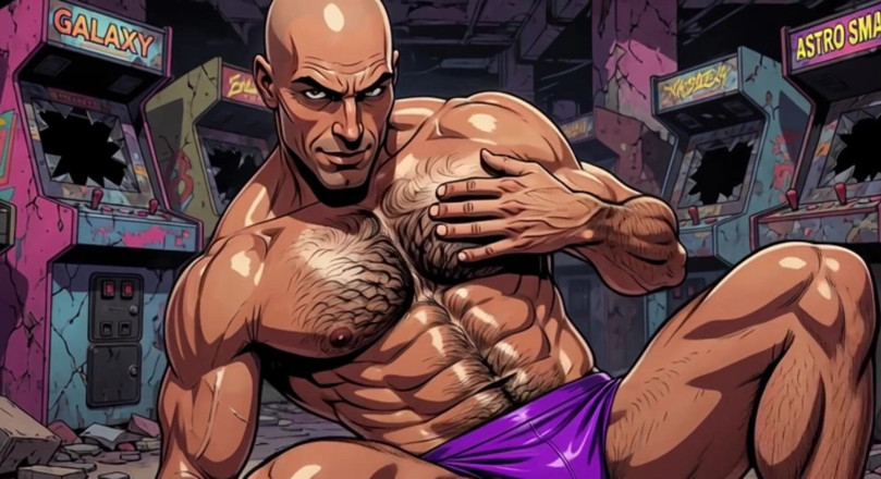 Erotic Man: Fusti sudati in animazione arcade