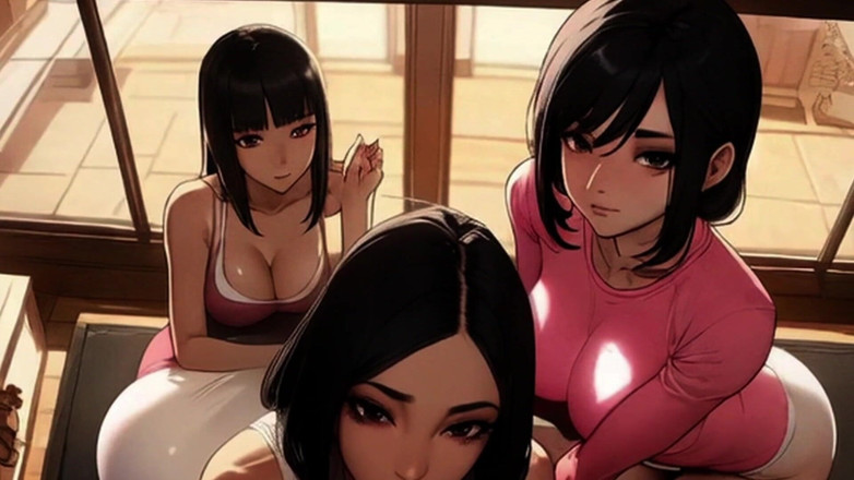 Spicy Toons: La mia donna era seduta sul mio grembo indossando un...