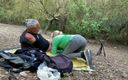 Wild Spain Couple: Yarağını çıkarma, ağzıma boşal - parkta sakso