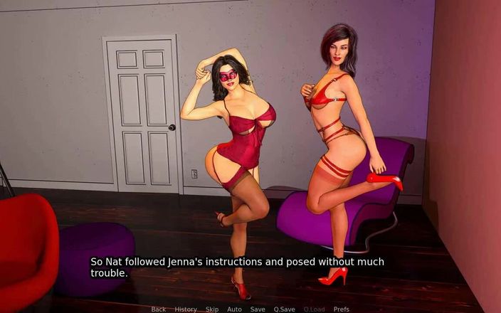 Dirty GamesXxX: Dueto de amor y lujuria de una pareja: esposo mira...