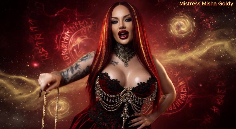 Goddess Misha Goldy: Cảm nhận dây xích của tôi kéo bạn