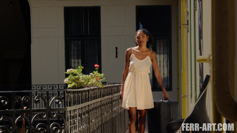 Ferr-Art: Mysterious Visitor - Hot Columbian Black Babe Gets Drilled by Huge...