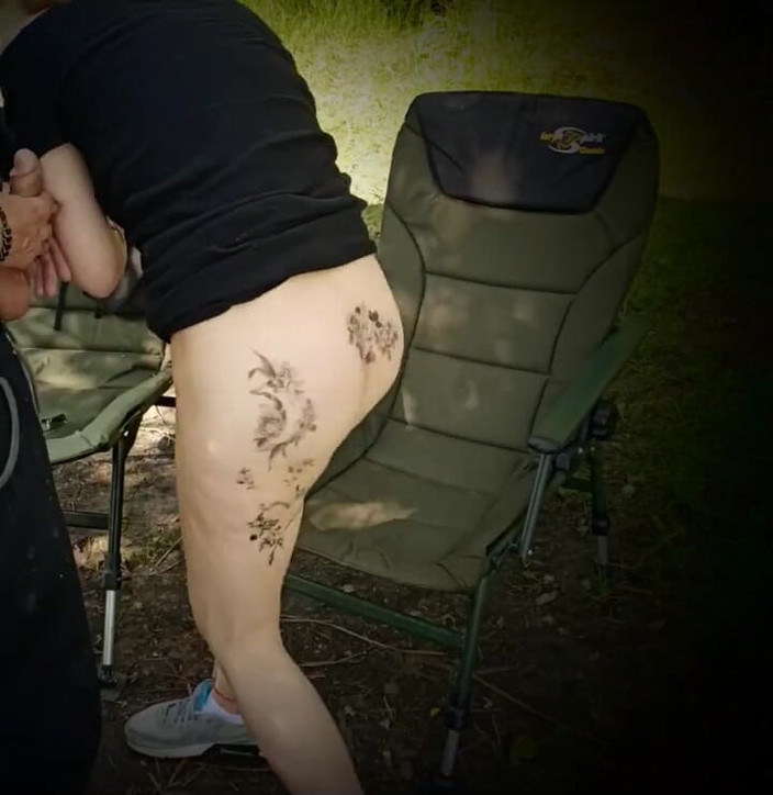 XhellllehX: Milf pijpbeurt en poesje buiten beffen