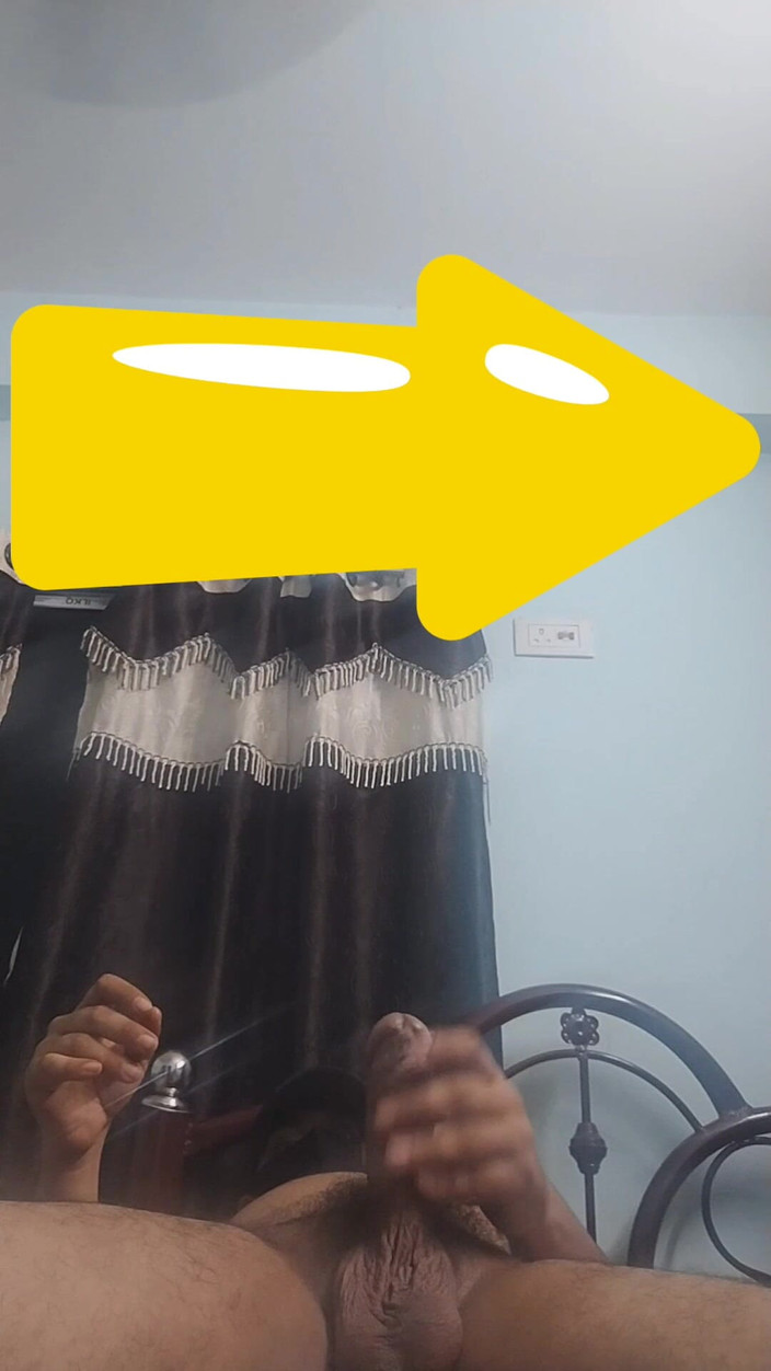 Ronit: Indian Smart Young Boy's Dick Not Erected Try to Erection