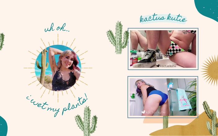 Kactus kutie: Adoration de la bouche crachée et décolleté, taquinage