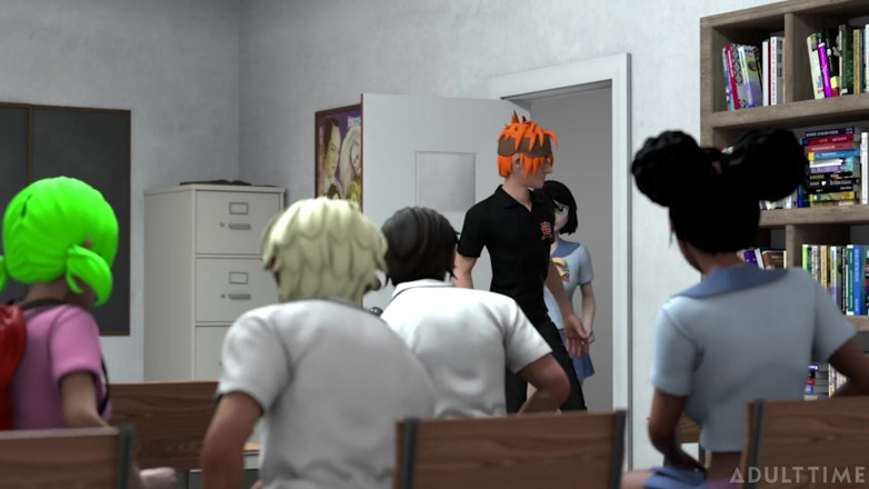 Hentai Sex School: Hentai Seks Kolej Semester Kedua Bahagian 1 - Si comel Hentai Dipancut...