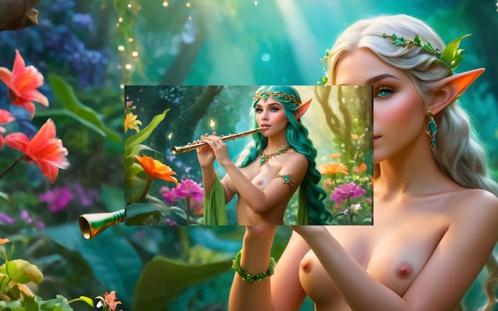 AI Girls: Beautiful Elf Girls Slideshow Video 12
