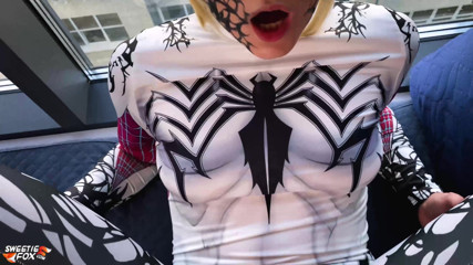 Sweetie Fox: Muscular guy passionate fuck and pussy licking anti-venom cosplay babe