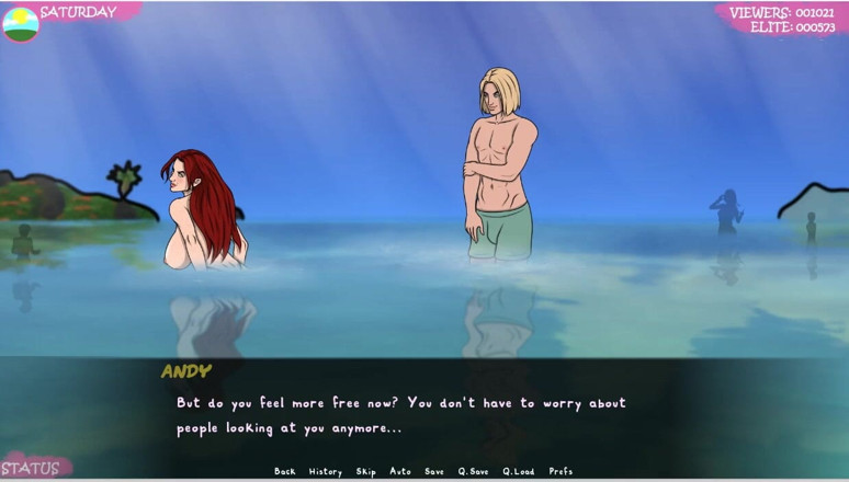 XXX Games Bunk: Lust Town - Lt - gameplay - rollenspel - naaktheid op het strand - doorhangende...