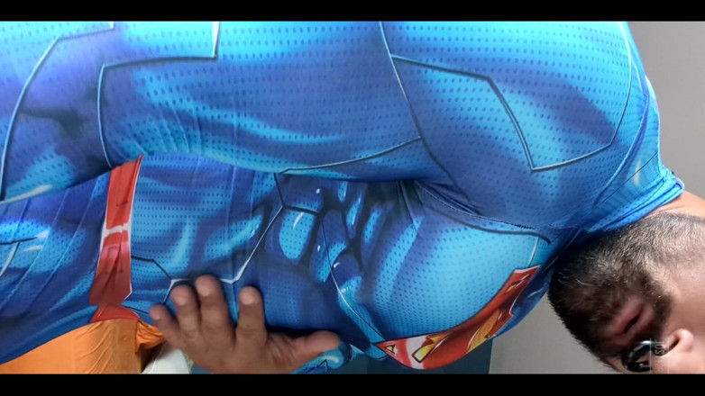 Bruiser Bearwood: Superman Suit.