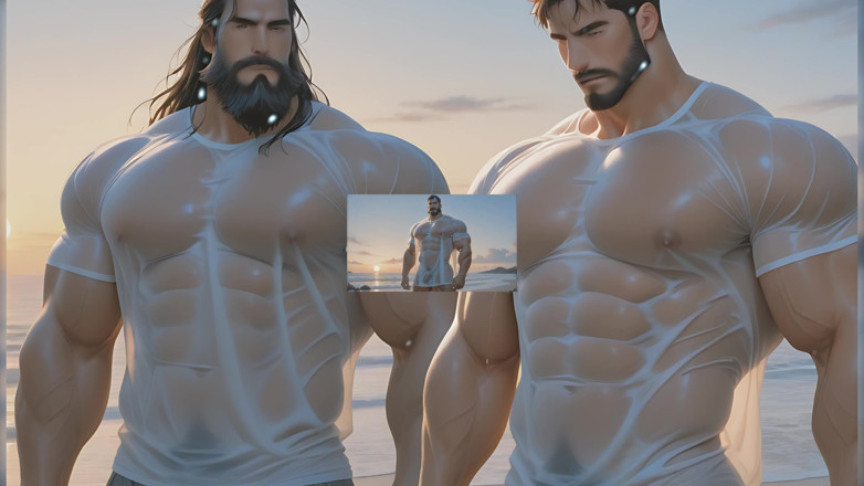 LustMen: Rockstar Hunk Solo Teasing Balls and Shaft with Cum Splatter