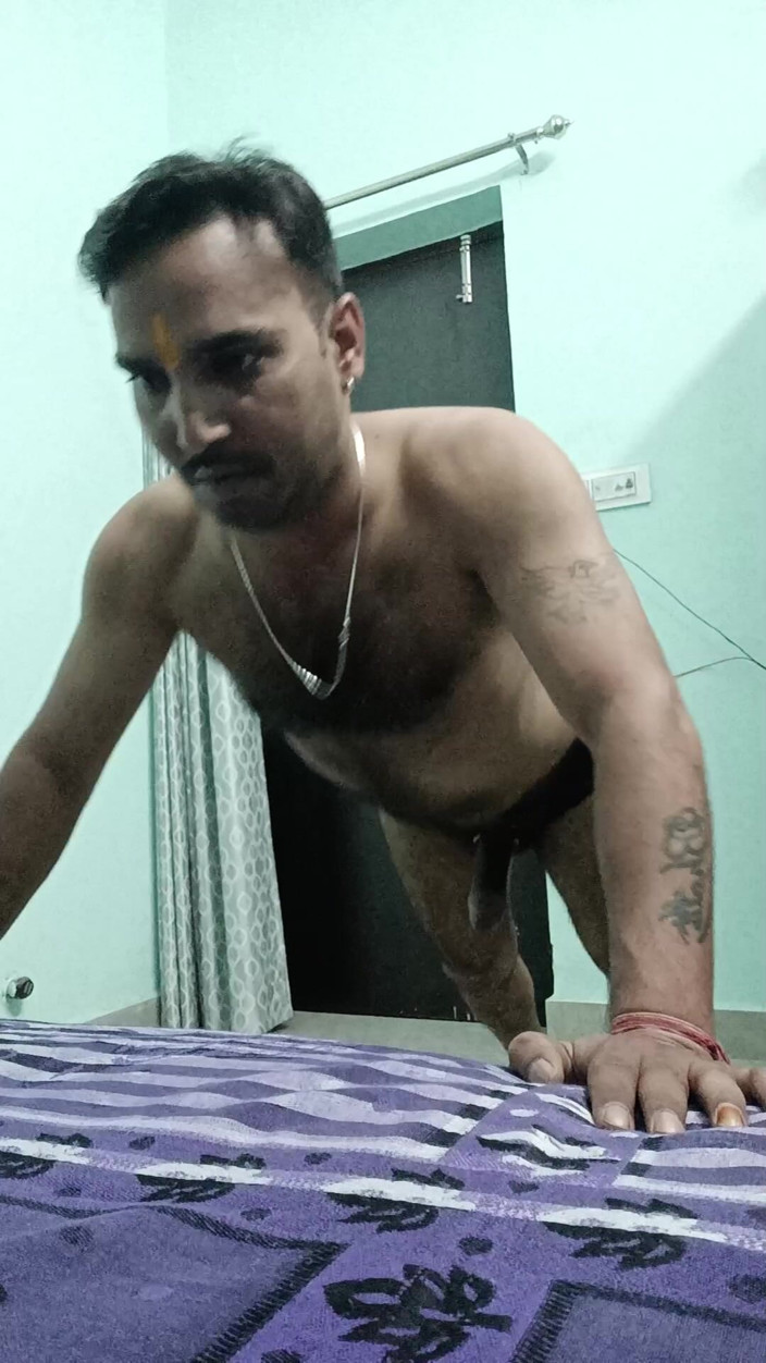 Rajasthani-old-lover: Indian desi Man sex și spectacol la pantofi de duș și Masterbation
