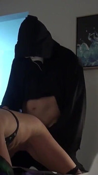 Full Video - Ghostface Fucks a Slutterfly - Masked Dom Fucks Squirt Queen-cliff Media Productions