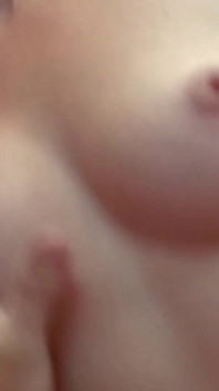 I splash my hot cum on the face of a blonde with perfect small tits after fucking her tight pussy