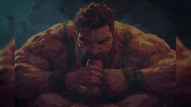 Erotic Man: Эротическая аудио история с сосущем член большого медведя