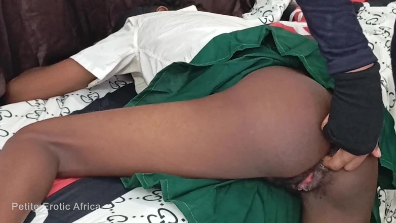 Petite Erotic Africa: Sweet Ebony Teen Taking Huge Dick Out of Passion