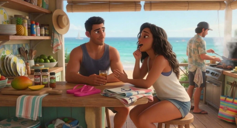 My night collection: Beach House Jacuzi'de Partnerimin En Yakın Arkadaşıyla Gizli Yaz Sıcağı (Ai...