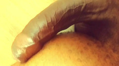phstoned: Kali pertama batang hitam besar dengan batang hitam lurus twink...