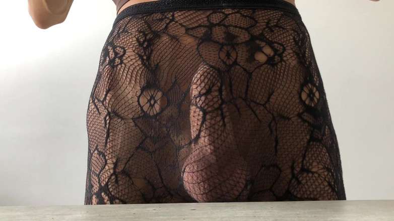 TVJackLong: I Like to Jerk off Big Cock in Pantyhose
