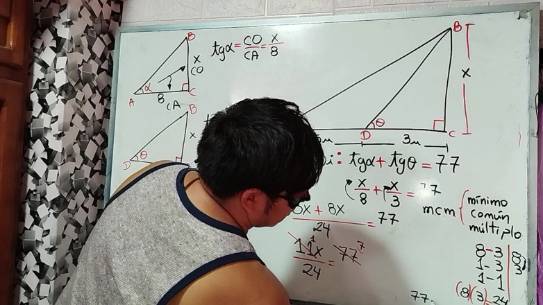 Rosaroja: 27 Trigonometría calcular la altura y el área del triángulo - matemáticas...