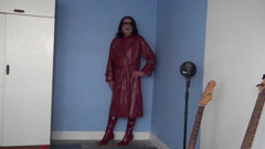 Maroon Leather