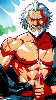 Anime ve manga erotik adam sanat seti